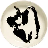 Serax Tiefer Teller Feast Tableware by Ottolenghi White Pepper Black 22 cm