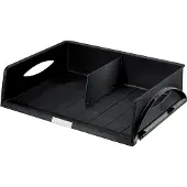 Leitz Ablagekorb Sorty Jumbo, DIN A3 quer, Polystyrol, schwarz
