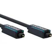 ClickTronic 2m Toslink Opto-Set, Toslink, Männlich, TOSLINK, Männlich, 2 m, Blau