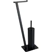 Wenko Stand WC-Garnitur Lirio Schwarz matt Wenko Schwarz