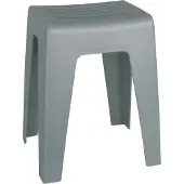 Wenko Hocker "Kumba", grau, B:38cm H:47cm T:32cm, Hocker, Hocker