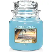 Yankee candle Beach Escape, andere, Blau, Gras, Jasmin, Maiglöckchen, Moschus, Holz, 75 h, 1 Stück(e)