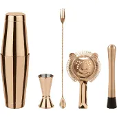 Paderno Cocktailset Boston Mirror Kupfer (5er-Set)
