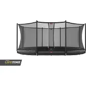 Berg 30.23.65.31, Versunkenes Trampolin, Oval, 120 kg, 6 Jahr(e), Sicherheitsnetz, Grau