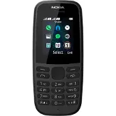 Nokia 105 2019, Balken, Dual-SIM, 4,5 cm (1.77"), 120 x 160 Pixel, 800 mAh, Schwarz