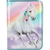 Depesche Miss Melody große Federtasche RAINBOW