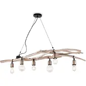 Dmora Driftwood Sp6 Hanging Lamp Beige