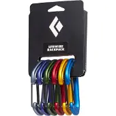 Black Diamond - Litewire Rackpack - Schnappkarabiner Gr One Size schwarz