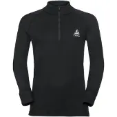 Odlo Unterhemd BL Top Turtle Neck LS Half Zip Active Black Kinder-Größe 152