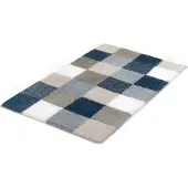 Kleine wolke Badteppich Caro 85x150 cm | mare - beige;blau