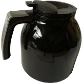 Melitta Kaffeekanne Easy Therm, Edelstahl 1 l, Schwarz