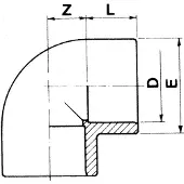 Cepex 01725 90º Pvc Ø225 Muffenbogen