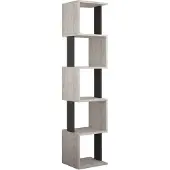 Decortie | Wandschrank Olivia grau Spanplatte 35x161x30 cm | NADUVI