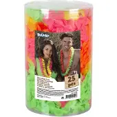 Boland Satz 25 Hawaiiketten 4 Neonfarben sortiert