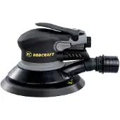 Rodcraft Druckluft-Exzenterschleifer RC7705V6, Schleifteller-Ø 150 mm, Drehzahl 10000 U/min, 5 mm Hub, Einhand-Version