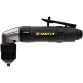 Rodcraft Druckluft-Bohrmaschine RC4660, Drehzahl 1400 U/min, 300 W, bis 10 mm, 90° gewinkelter Bohrkopf