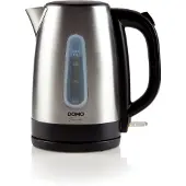 Domo DO496WK, 1,7 l, 2200 W, Edelstahl, Edelstahl, Wasserstandsanzeige, Drahtlos
