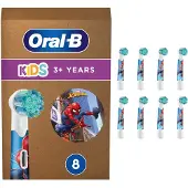 Oral-B - Kinderaufsteckbürsten 'Kids Spiderman' 8 St Zahnbürste
