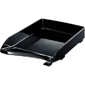 Leitz Briefablage Elegant A4 Kunststoff schwarz Packung mit 4 Stück
