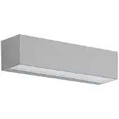 LUCANDE - Lengo LED Draußen Wandleuchte Down L25 Silber