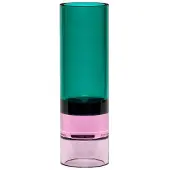Hubsch - Astro Tealight Holder/Vase Green/Pink