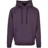 Urban Classics lässiger Herren Hoodie Rippbündchen Kapuze 380 g/m² mit Baumwolle Violett