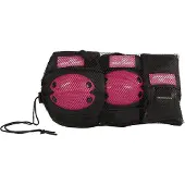 Street Rider Skater Sicherheitsset 6-teilig rosa schwarz GröÃüe medium