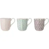 Bloomingville Maya Becher aus Steingut aus 3er Set in diverse | Gr.: onesize