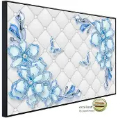 Papermoon Infrarotheizung »EcoHeat - Muster mit Blumen«, Matt-Effekt - bunt