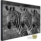 Papermoon Infrarotheizung »EcoHeat - Zebras Schwarz + Weiss«, Matt-Effekt - bunt