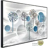 Papermoon Infrarotheizung »EcoHeat - Muster mit Blumen«, Matt-Effekt - bunt