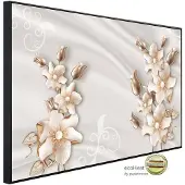 Papermoon Infrarotheizung »EcoHeat - Muster mit Blumen«, Matt-Effekt - bunt