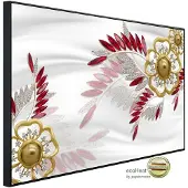 Papermoon Infrarotheizung »EcoHeat - Muster mit Blumen«, Matt-Effekt - bunt