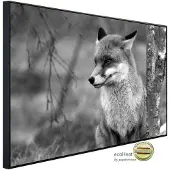 Papermoon Infrarotheizung »EcoHeat - Fuchs Schwarz + Weiss «, Matt-Effekt - bunt