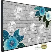 Papermoon Infrarotheizung »EcoHeat - Muster mit Blumen«, Matt-Effekt - bunt