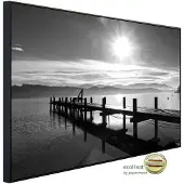 Papermoon Infrarotheizung »EcoHeat - Landschaft Schwarz + Weiss«, Matt-Effekt - bunt