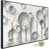 Papermoon Infrarotheizung »EcoHeat - Muster mit Bäumen«, Matt-Effekt - bunt