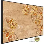 Papermoon Infrarotheizung »EcoHeat - Muster mit Blumen«, Matt-Effekt - bunt
