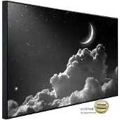 Papermoon Infrarotheizung »EcoHeat - Nachthimmel Schwarz + Weiss«, Matt-Effekt - bunt
