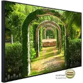 Papermoon Infrarotheizung »EcoHeat - Pergola Garten«, Matt-Effekt - bunt