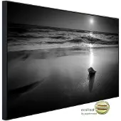 Papermoon Infrarotheizung »EcoHeat - Strand Schwarz + Weiss«, Matt-Effekt - bunt