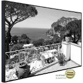 Papermoon Infrarotheizung »EcoHeat - Landschaft Schwarz + Weiss«, Matt-Effekt - bunt