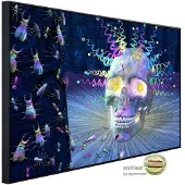 Papermoon Infrarotheizung »EcoHeat - Psychedelischer Schädel«, Matt-Effekt - bunt