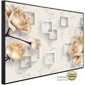 Papermoon Infrarotheizung »EcoHeat - Muster mit Blumen«, Matt-Effekt - bunt