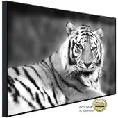 Papermoon Infrarotheizung »EcoHeat - Tiger Schwarz + Weiss«, Matt-Effekt - bunt