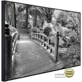 Papermoon Infrarotheizung »EcoHeat - Brücke Schwarz + Weiss«, Matt-Effekt - bunt