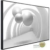 Papermoon Infrarotheizung »EcoHeat - Abstrakt 3D Effekt«, Matt-Effekt - bunt