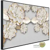 Papermoon Infrarotheizung »EcoHeat - Muster mit Blumen«, Matt-Effekt - bunt