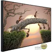 Papermoon Infrarotheizung »EcoHeat - Ameisen Teamwork«, Matt-Effekt - bunt