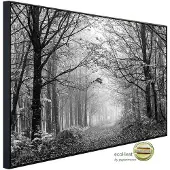 Papermoon Infrarotheizung »EcoHeat - Wald Schwarz + Weiss«, Matt-Effekt - bunt